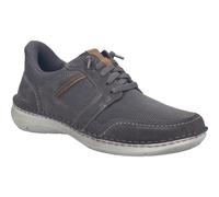 Josef Seibel Sneaker New Anvers 24 Herren Leder/Textil Weite K Wechselfußbett Schnürer Grau 43