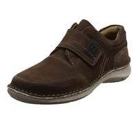 Josef Seibel Herren Kletthalbschuhe New Anvers 83,Weite K (Extra weit),Wechselfußbett,Strassenschuhe,Sneaker,Espresso,43 EU