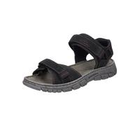 Josef Seibel Herren Klassische Sandalen Brendan 01,Weite G (Normal),klettsandalen,Sommerschuhe,Freizeitschuhe,schwarz,44 EU