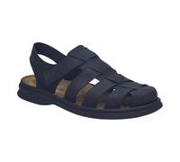 Josef Seibel Herren Klassische Sandalen Max.74,Weite G (Normal),offene Schuhe,Strandschuhe,Sandaletten,klettsandalen,schwarz,42 EU