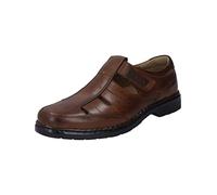 Josef Seibel Herren Kletthalbschuhe Alastair 08,Weite K (Extra weit),Wechselfußbett,Klettschuhe,Strassenschuhe,Sneaker,Braun (Cognac),43 EU