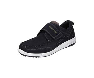 Josef Seibel Herren Kletthalbschuhe Enrico 24,Weite G (Normal),Wechselfußbett,Freizeitschuhe,Sportschuhe,Indigo-Kombi,50 EU