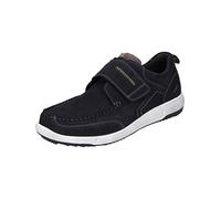 Josef Seibel Herren Kletthalbschuhe Enrico 24,Weite G (Normal),Wechselfußbett,Klettschuhe,Strassenschuhe,Sneaker,Indigo-Kombi,39 EU