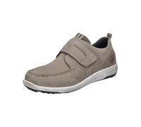 Josef Seibel Herren Kletthalbschuhe Enrico 24,Weite G (Normal),Wechselfußbett,Klettverschluss,Klettschuhe,Sneaker,grau-Kombi,39 EU