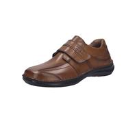Josef Seibel Herren Kletthalbschuhe New Anvers 02 – Weite K, Wechselfußbett, Cognac, Gr. 46