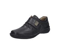 Josef Seibel Herren Kletthalbschuhe New Anvers 83,Weite K (Extra weit),Wechselfußbett,Strassenschuhe,Sneaker,schwarz,47 EU