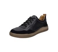 Josef Seibel Herren Low-Top Sneaker Cleve 01,Weite G (Normal),Wechselfußbett,straßenschuhe,Strassenschuhe,Sportschuhe,schwarz,45 EU