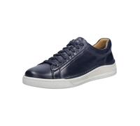 Josef Seibel Herren Low-Top Sneaker Cleve 02,Weite G (Normal),Wechselfußbett,Laufschuhe,schnürschuhe,schnürer,dunkelblau,43 EU