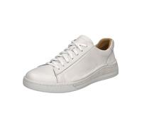 Josef Seibel Herren Low-Top Sneaker Cleve 02,Weite G (Normal),Wechselfußbett,schnürschuhe,schnürer,Halbschuhe,Weiss,43 EU