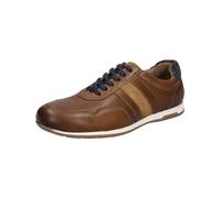 Josef Seibel Herren Low-Top Sneaker Colby 02,Weite G (Normal),Wechselfußbett,Halbschuhe,straßenschuhe,Sportschuhe,Cognac-Kombi,43 EU