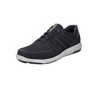 Josef Seibel Herren Low-Top Sneaker Enrico 28,Weite G (Normal),Wechselfußbett,schnürschuhe,schnürer,Halbschuhe,Blau (Indigo-Kombi),44 EU