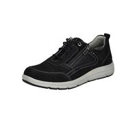 Josef Seibel Herren Low-Top Sneaker Giuseppe 06,Weite G (Normal),Wechselfußbett,Strassenschuhe,Freizeitschuhe,schwarz,44 EU