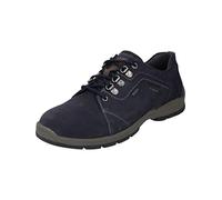 Josef Seibel Herren Low-Top Sneaker Lenny 55,Weite K (Extra weit),Wechselfußbett,wasserdicht,straßenschuhe,Blau (Indigo-Kombi),42 EU