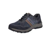 Josef Seibel Herren Low-Top Sneaker Leroy 56,Weite H (Weit),Wechselfußbett,wasserdicht,schnürschuhe,schnürer,Indigo-Kombi,41 EU