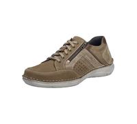 Josef Seibel Herren Low-Top Sneaker New Anvers 87,Weite K (Extra weit),Wechselfußbett,Halbschuhe,straßenschuhe,Sand-Kombi,41 EU