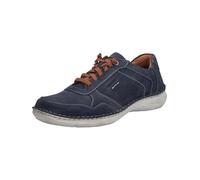 Josef Seibel Herren Low-Top Sneaker New Anvers 97,Weite K (Extra weit),Wechselfußbett,Turnschuhe,Laufschuhe,schnürer,Indigo,47 EU