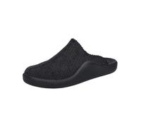 Josef Seibel Herren Pantoffeln Monaco 220, Männer Hausschuhe,Weite H (Weit),schluepfschuhe,Slip-ons,Backless Slipper,schwarz,40 EU