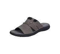 Josef Seibel Herren Pantoletten Vincent 07, Männer Slipper,Weite G (Normal),Backless Slipper,Gartenschuhe,Grau (Asphalt-Kombi),44 EU
