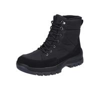 Josef Seibel Herren Schnürstiefeletten Alaska 50,Weite G (Normal),Wechselfußbett,wasserdicht,uebergangsschuhe,schwarz,45 EU