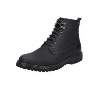Josef Seibel Herren Schnürstiefeletten Erroll 53,Weite G (Normal),Wechselfußbett,wasserdicht,Kurzstiefel,schwarz,42 EU