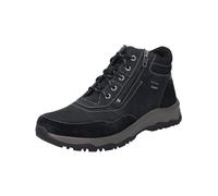 Josef Seibel Herren Schnürstiefeletten Leroy 57,Weite H (Weit),Wechselfußbett,wasserdicht,Bootee,Booties,halbstiefel,schwarz,43 EU