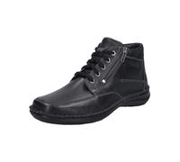 Josef Seibel Herren Schnürstiefeletten New Anvers 84,Weite K (Extra weit),Wechselfußbett,uebergangsstiefel,warm,Boots,schwarz,50 EU