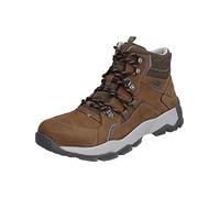 Josef Seibel Herren Schnürstiefeletten Philipp 50,Weite G (Normal),Wechselfußbett,wasserdicht,braun-Kombi,46 EU