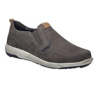 Josef Seibel Herren Slipper Enrico 04 – Weite G, Wechselfußbett, Asphalt-Kombi – Größe 41 EU