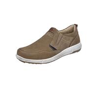 Josef Seibel Herren Slipper Enrico.04,Weite G (Normal),Wechselfußbett,Slides,Schlupfschuhe,schluepfschuhe,Loafer,Taupe-Kombi,44 EU