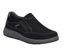 Josef Seibel Herren-Slipper Giuseppe 09 – Weite G, Wechselfußbett – Schwarz-Kombi Gr. 43