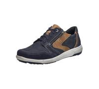Josef Seibel Herren Sneaker Enrico 20,Weite G (Normal),Wechselfußbett,Strassenschuhe,Schnuerung,lace-up Shoes,Indigo-Kombi,42 EU