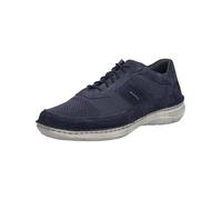 Josef Seibel Herren Sneaker New Anvers 12,Weite K (Extra weit),Wechselfußbett,straßenschuhe,Strassenschuhe,Schnuerung,Indigo,44 EU