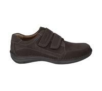 Josef Seibel Herren Kletthalbschuhe Anvers 90,Weite K (Extra weit),Wechselfußbett,Klettverschluss,Klettschuhe,Sneaker,Grau (Asphalt),44 EU