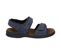 Josef Seibel Herren Sandaletten Rafe, Männer Sandalen,Weite G (Normal),Freizeitschuhe,Strandschuhe,Sommersandalen,Ocean/schwarz,43 EU