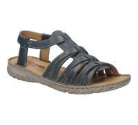 Josef Seibel Damen Sandaletten Ivy 02, Frauen Sandalen,Weite G (Normal),t-spange,Sommerschuhe,Freizeitschuhe,offene Schuhe,Azur,39 EU