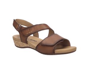 Josef Seibel Keil Sandale Fleur 01 braun Riemchen 88201 für Damen, braun, Größe 40 EU
