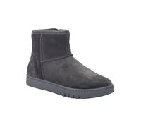 Josef Seibel Leder-Boots in Anthrazit - Größe 39 | Damen Stiefel