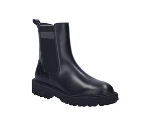 Josef Seibel Leder-Boots in Schwarz - Größe 38 | Damen Stiefel