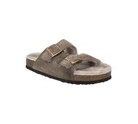 Josef Seibel Leder-Pantoletten in Taupe - Größe 40 | Damen Pantoletten