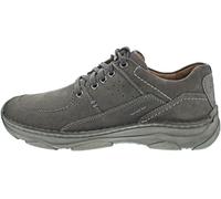 Josef Seibel Herren Bequemschuhe Liam 01,Weite H (Weit),Wechselfußbett,Komfortschuhe,Halbschuhe,schnürschuhe,schnürer,Asphalt,42 EU