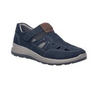 Slipper JOSEF SEIBEL "Marley 01, indigo-kombi", Herren, Gr. 43, blau (indigo, kombi), Obermaterial: 100% Rindsleder Leather cow., Schuhe Slipper (65138413-43) indigo, kombi