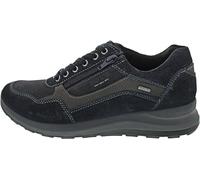 Sneaker JOSEF SEIBEL "Marley 50", Herren, Gr. 42, blau (dunkelblau, kombi), Leder, casual, Schuhe, Schnürschuh, Komfortschuh mit zusätzlichem Reißverschluss (40905764-42) dunkelblau, kombi