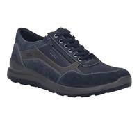 Josef Seibel Sneaker Marley 50 Leder Herren Schnürschuh mit Reißverschluss Dunkelblau 44