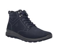 Winterboots JOSEF SEIBEL "Marley 53", Herren, Gr. 44, blau (dunkelblau), Nubukleder, Veloursleder, casual, Schuhe, Schnürboots, Trekkingschuh in Weite G (41462729-44) dunkelblau