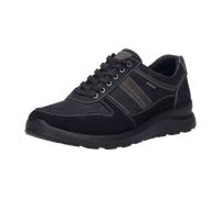 Sneaker JOSEF SEIBEL "Marley 55", Herren, Gr. 45, schwarz, multi, Leder, Schuhe Sneaker, Freizeitschuh, Halbschuh, Schnürschuh in Komfortweite G (= weit) (65963237-45) schwarz, multi