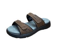 Josef Seibel Herren Riemchensandalen Marlon 01,Weite G (Normal),Wechselfußbett,Freizeitschuhe,offene Schuhe,Brasil-Kombi,44 EU