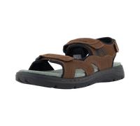Josef Seibel Herren Klassische Sandalen Marlon 06,Weite G (Normal),Wechselfußbett,Sandaletten,klettsandalen,bequem,Brasil-Kombi,41 EU