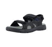 Josef Seibel Herren Klassische Sandalen Marlon 06,Weite G (Normal),Wechselfußbett,Sommerschuhe,Freizeitschuhe,schwarz,44 EU