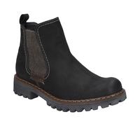 Josef Seibel Damen Stiefeletten Leder-/Textilkombination schwarz 39