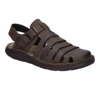 Josef Seibel Herren Sandaletten Maverick 21, Männer Sandalen,Weite G (Normal),Strandschuhe,Sommersandalen,Klettverschluss,Mocca,41 EU